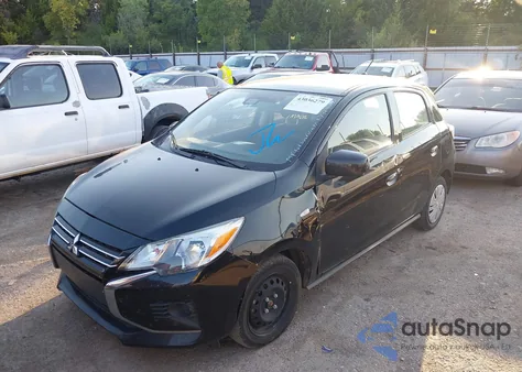2021 Mitsubishi Mirage Carbonite Edition/Es/Le z USA, uszkodzony, nr VIN ML32AUHJ1MH002229